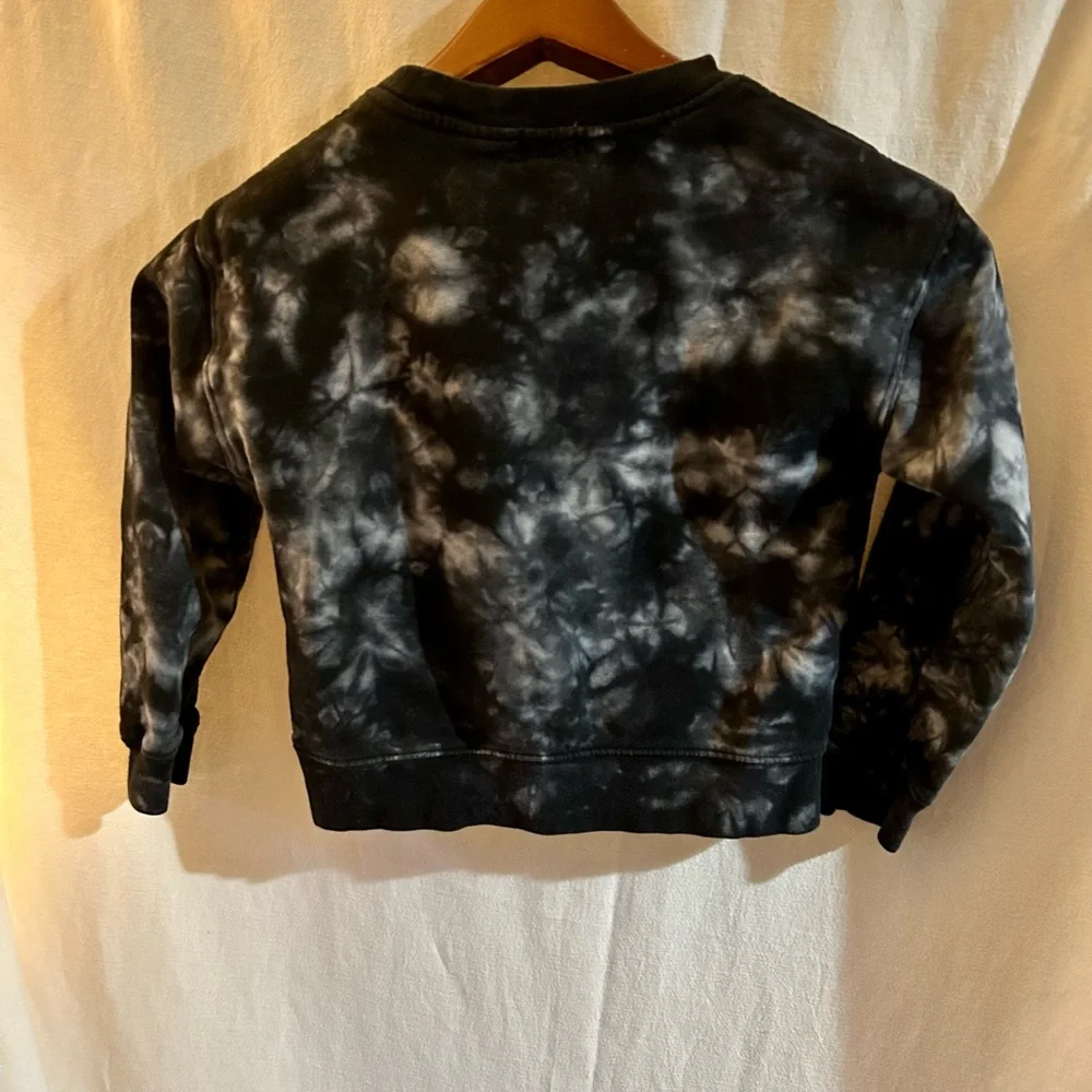 Disney Kids Black Tie-Dye Minnie Mouse 2024 Sweatshirt size 7/8